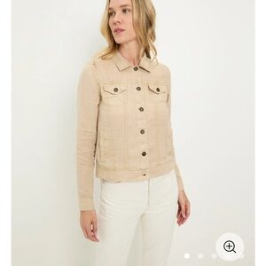 Michael Stars Beige Jean Jacket